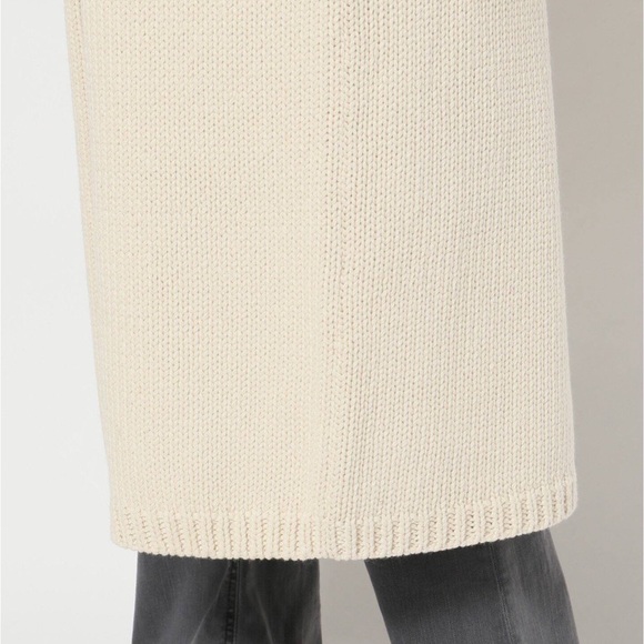SOLD ON FB! LAUREN MANOOGIAN long open cardigan off white - Picture 9 of 17
